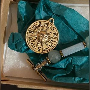 Aquarius charm bracelet